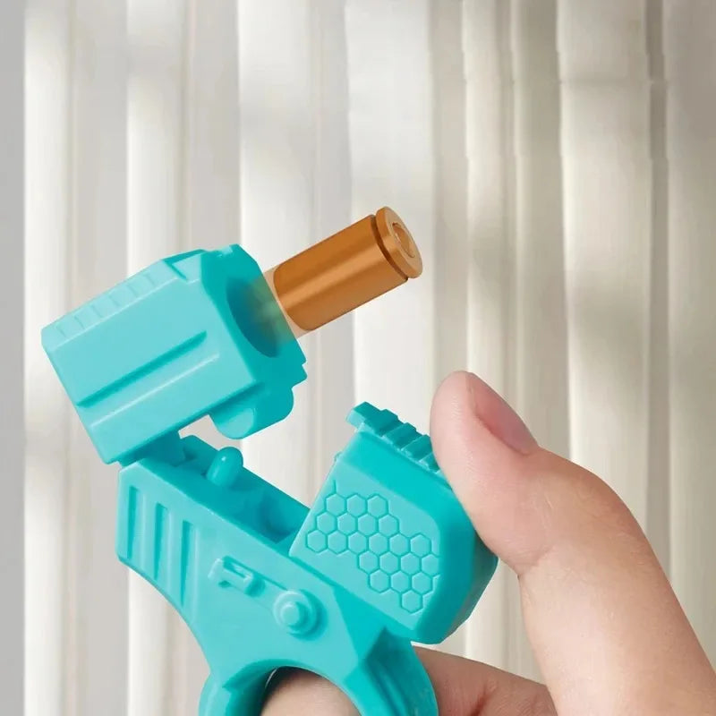 Mini Fidget Toy Gun Keychain